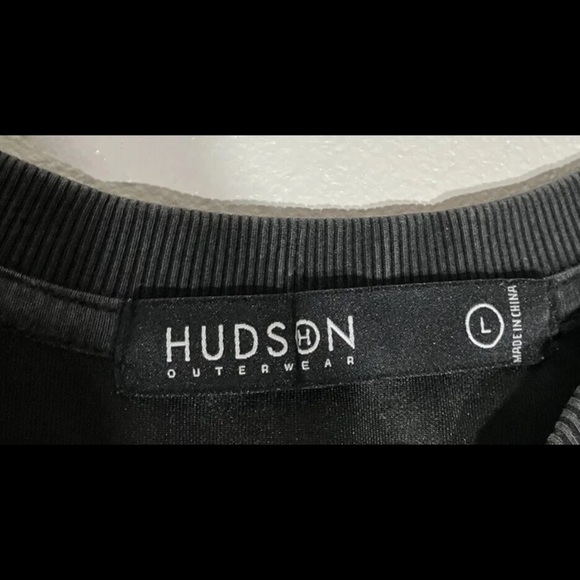 Hudson Outerwear  Black Jersey Notorious 94 Men’s  SZ Large - Picture 3 of 7